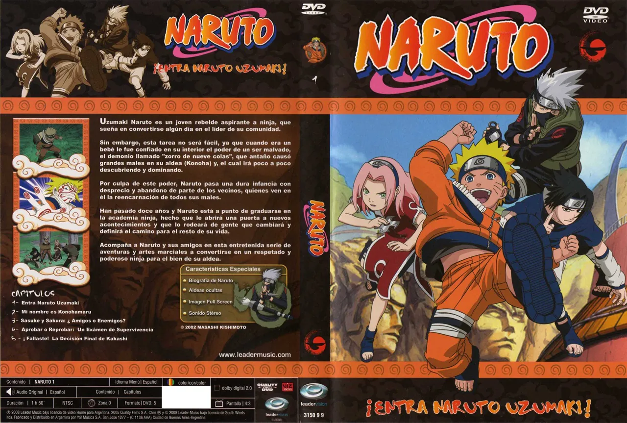 Naruto – Mkv Dual Latino 1080p – Mega – Mediafire