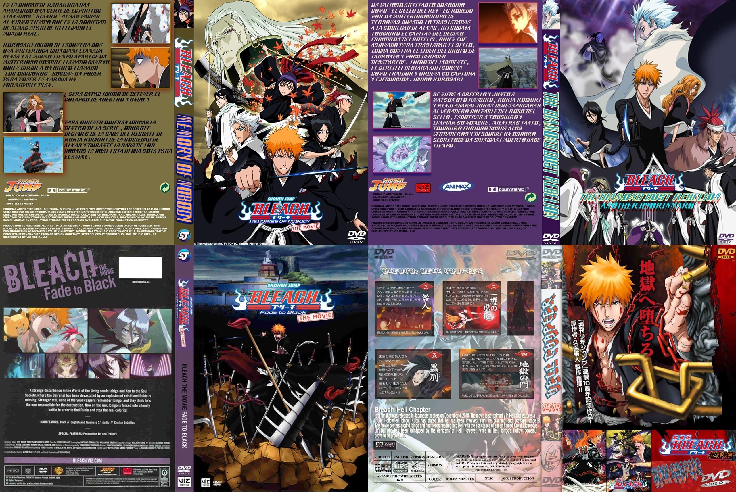 Bleach Películas [4/4] – Mkv Dual 1080p – Mega – Mediafire