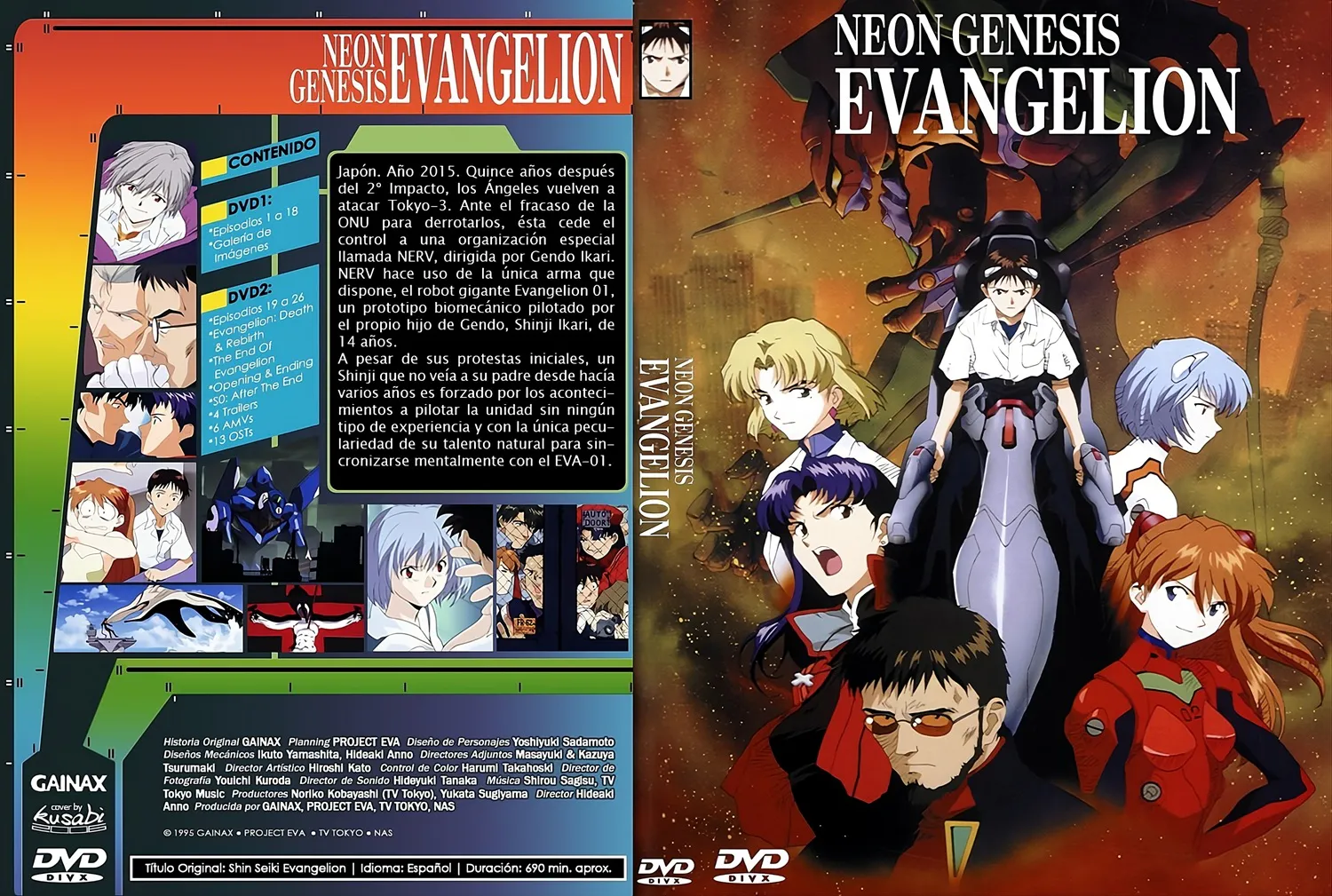 Neon Genesis Evangelion – Mkv Dual Latino 1080p – Mega – Mediafire