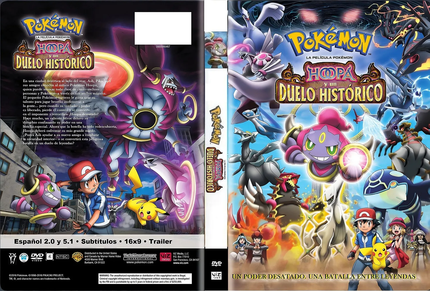 Pokémon Película 18 – Hoopa y un Duelo Histórico – Mkv Dual Latino 1080p – Mega – Mediafire