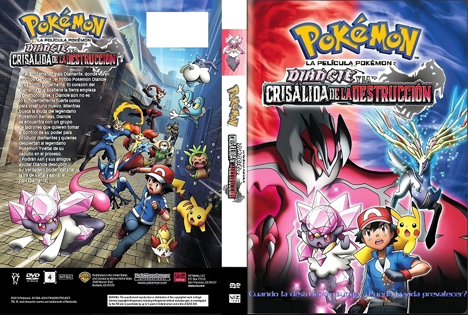 Pokémon Película 17 – Diancie y la Crisálida de la Destrucción – Mkv Dual Latino 1080p – Mega – Mediafire