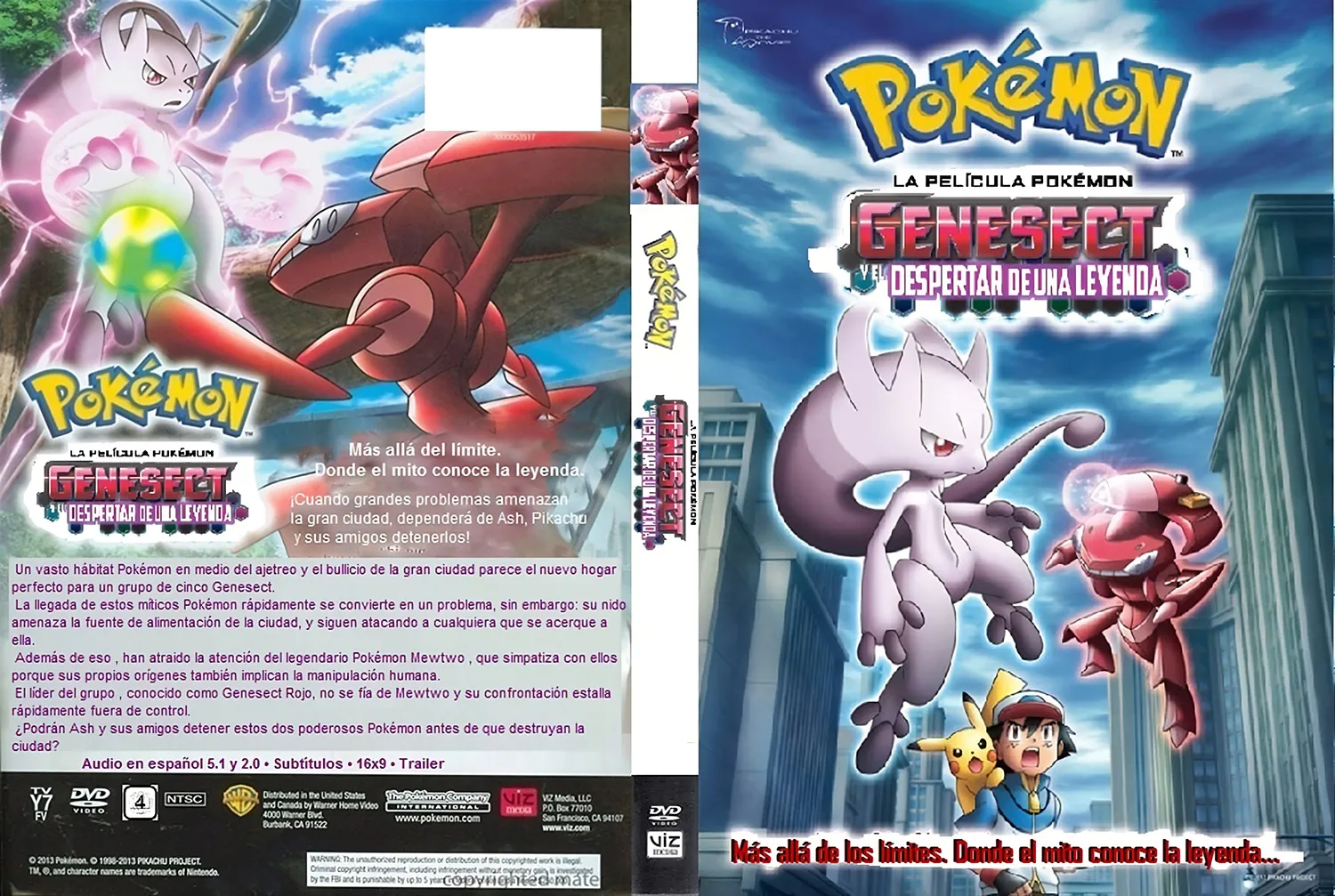 Pokémon Película 16 – Genesect y el Despertar de una Leyenda – Mkv Dual Latino 1080p – Mega – Mediafire