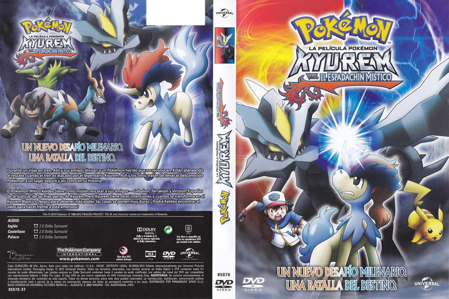 Pokémon Película 15 – Kyurem Vs. El Espadachín Místico – Mkv Dual Latino 1080p – Mega – Mediafire