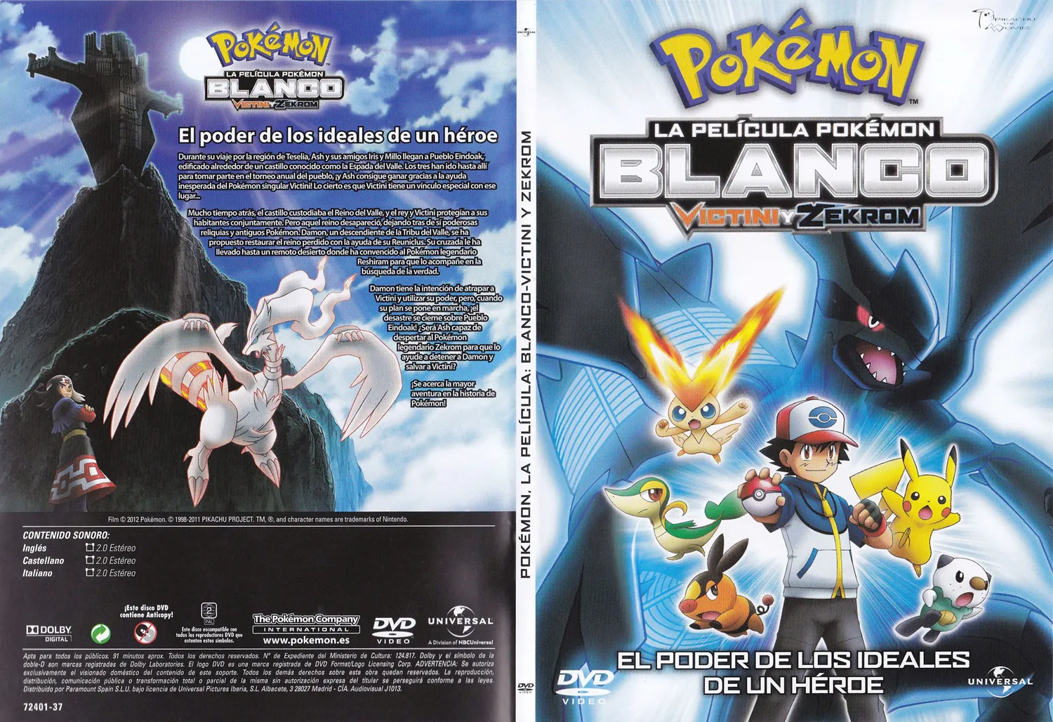 Pokémon Película 14 Pokémon Blanco – Victini y Zekrom – Mkv Dual Latino 1080p – Mega – Mediafire
