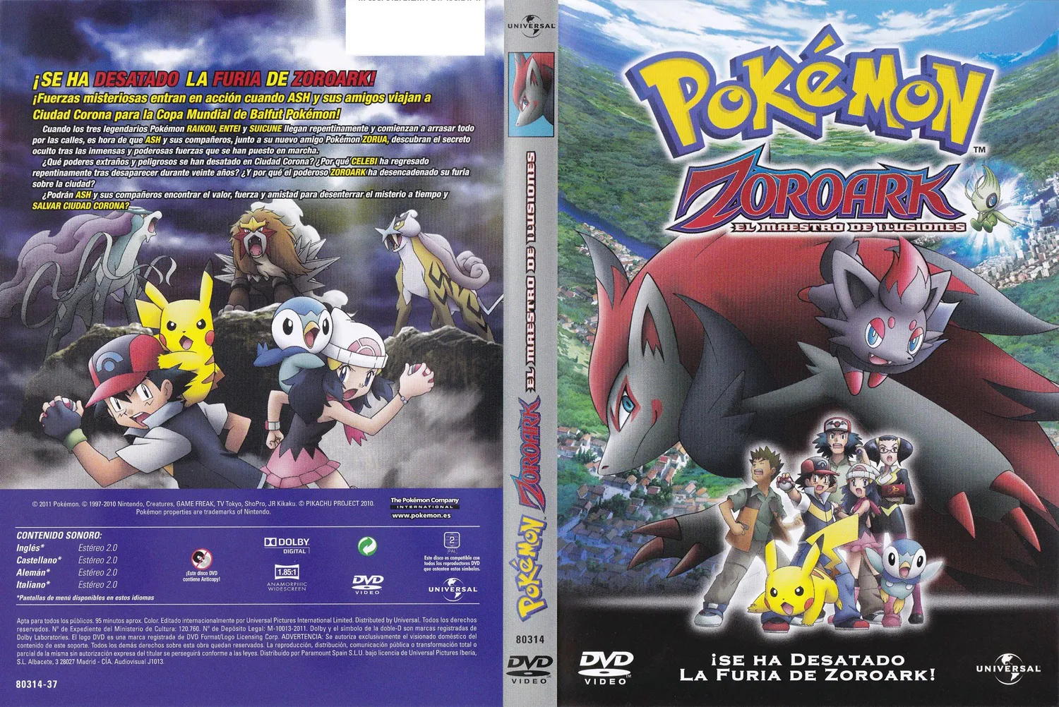 Pokémon Película 13 – Zoroark, el Maestro de las Ilusiones – Mkv Dual Latino 1080p – Mega – Mediafire