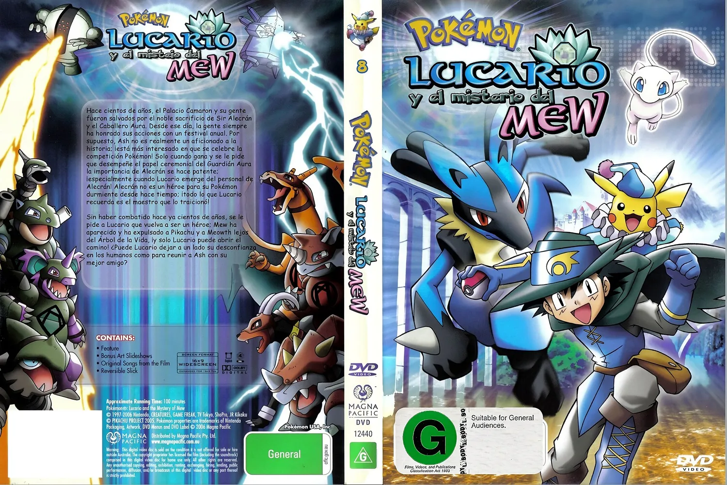 Pokémon Película 8 – Lucario y el misterio de Mew – Mkv Dual Latino 1080p – Mega – Mediafire