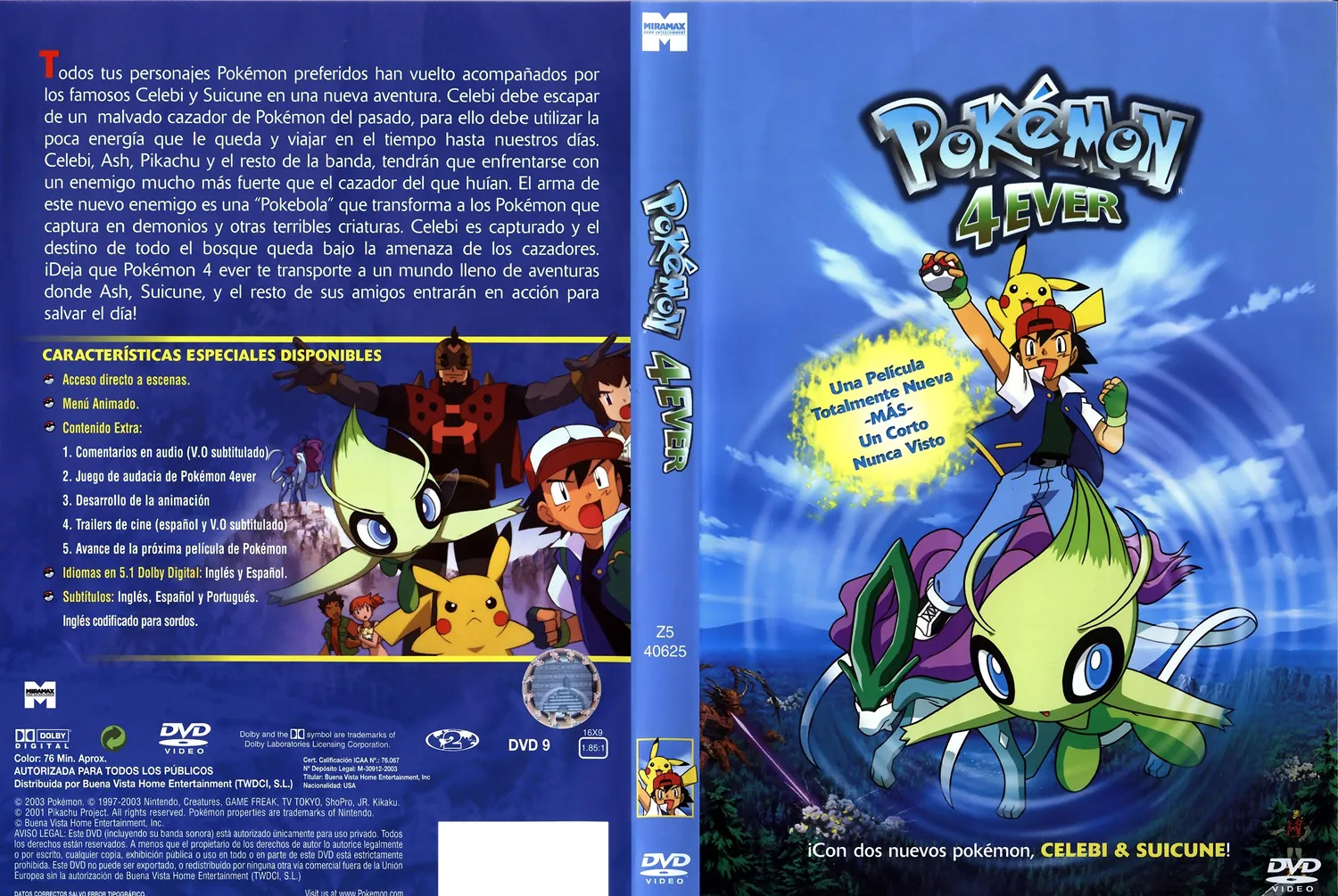 Pokémon Película 4 – Celebi, La Voz Del Bosque – Mkv Dual Latino 1080p – Mega – Mediafire