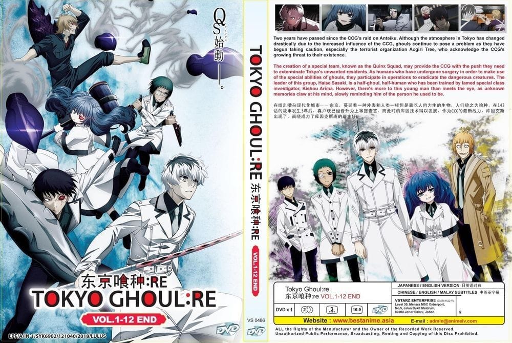 Tokyo Ghoul:re [12/12] –  Mp4 HD Y Avi – Mega – Mediafire