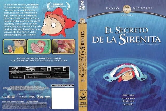 Ponyo Y El Secreto De La Sirenita – Mkv -HD – Avi – SD – Mega