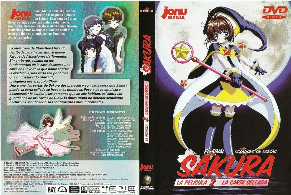 Sakura Card Captor – La Carta sellada [Latino|Mp4 – Avi] mega