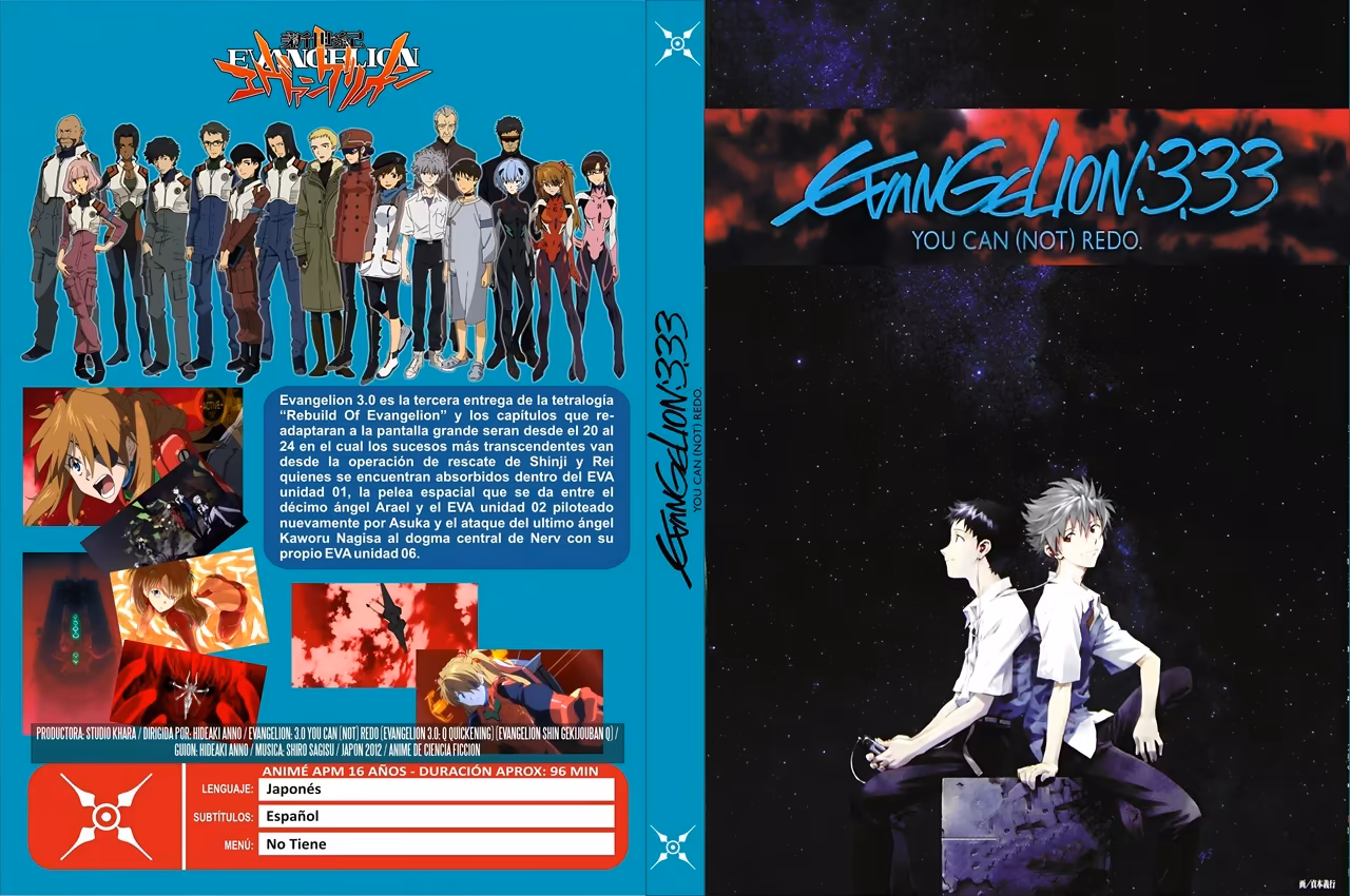 Evangelion: 3.33 You Can (not) Redo – Mkv Dual Latino 1080p – Mega – Mediafire